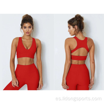 Running Sport Yoga Tank de cintura alta para mujer